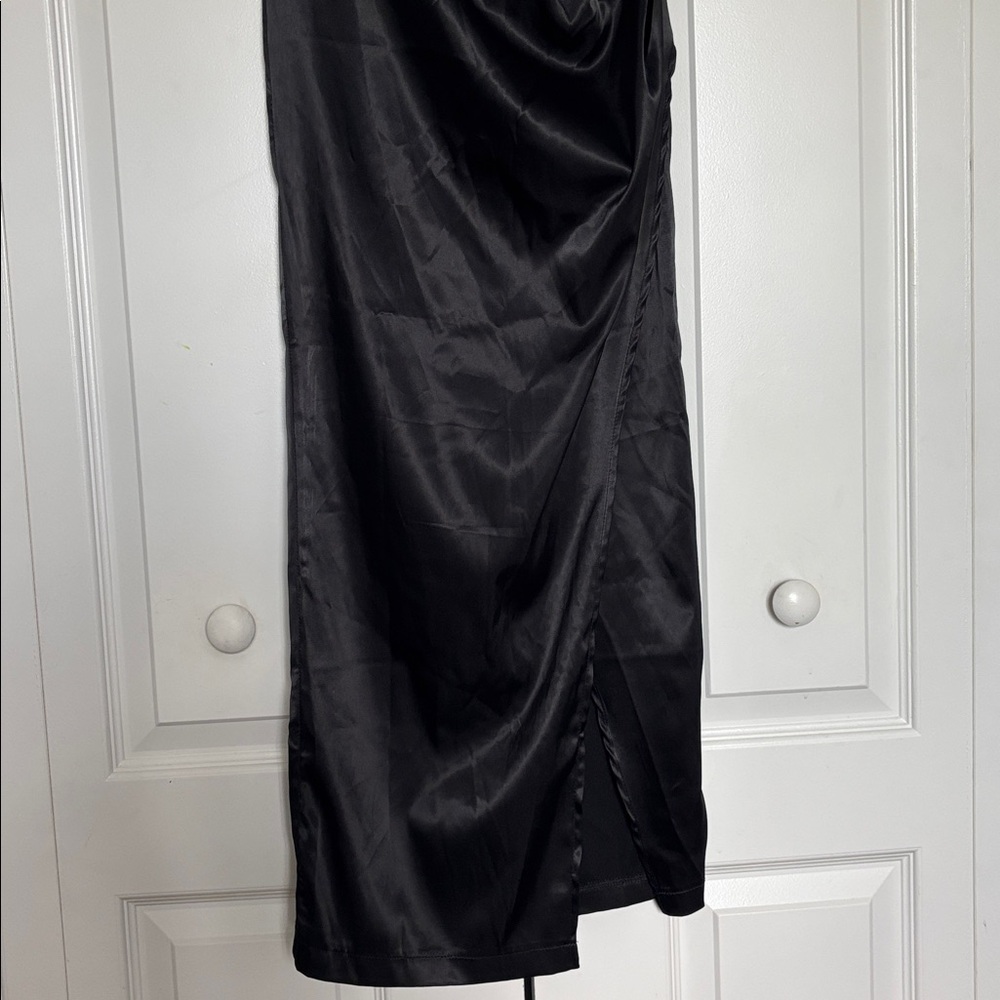NWT Hello Molly Elegant Black Midi Evening Dress - Picture 4 of 14